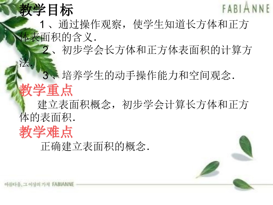 长方体和正方体的表面积 (2)_第2页