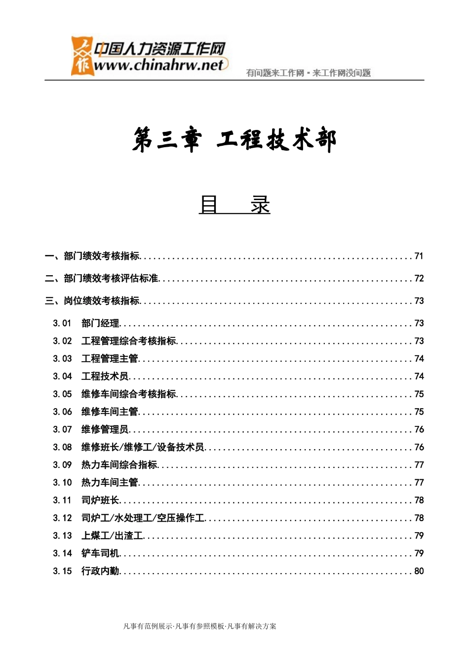 工程技术部通用整套表单_第1页