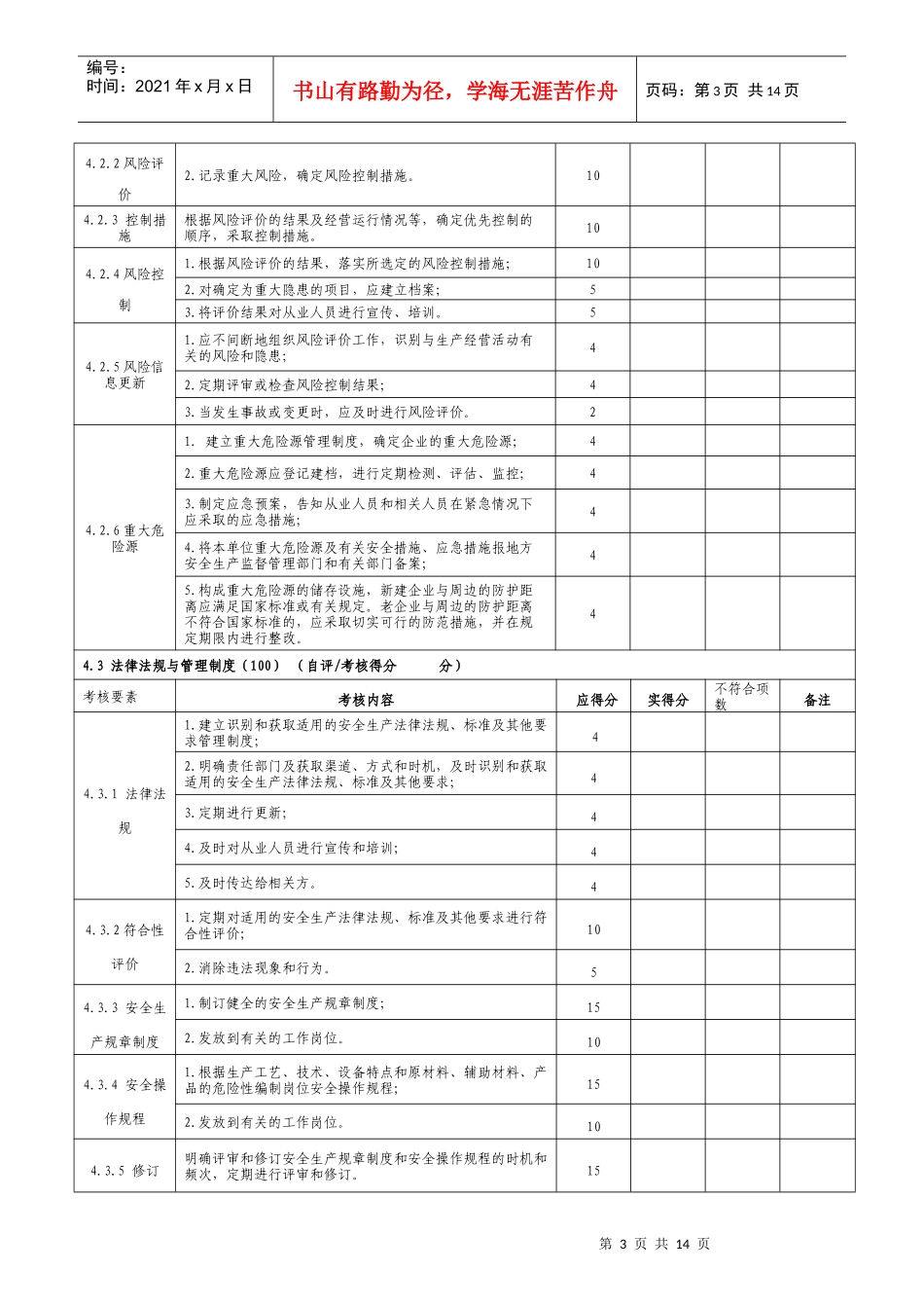 Xkqwet危险化学品从业单位安全标准化自评报告_第3页