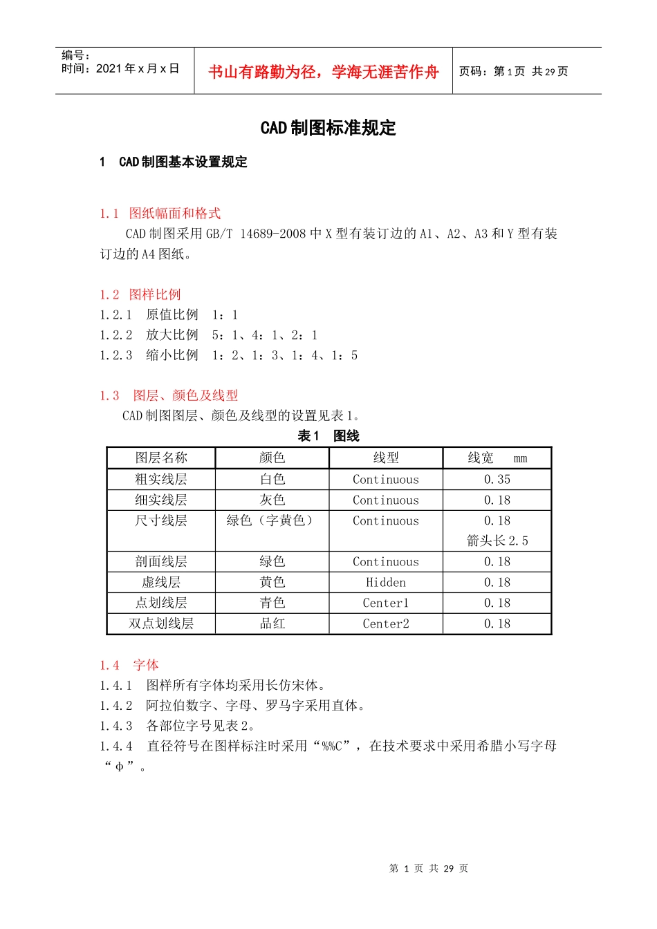 CAD制图标准化培训_第1页