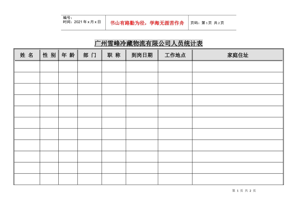 复件人员统计表_第1页