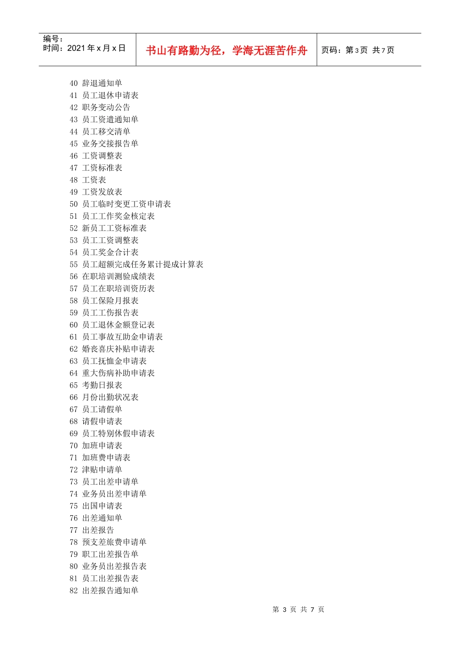 第三编  管理表格篇 目录_第3页