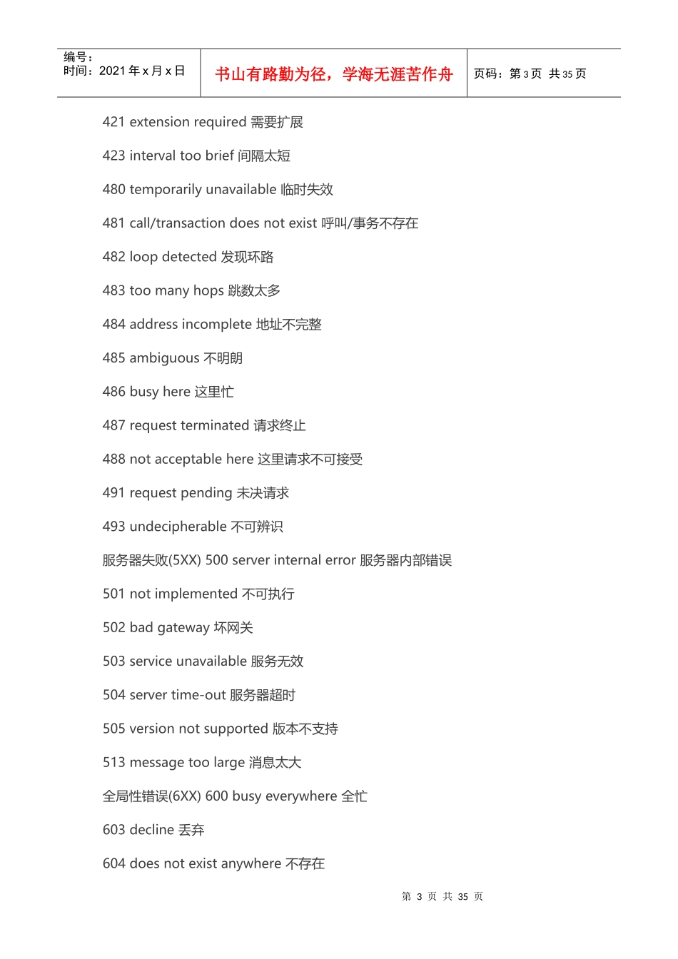 VoLTE-SIP代码意义及流程图解(17895)_第3页
