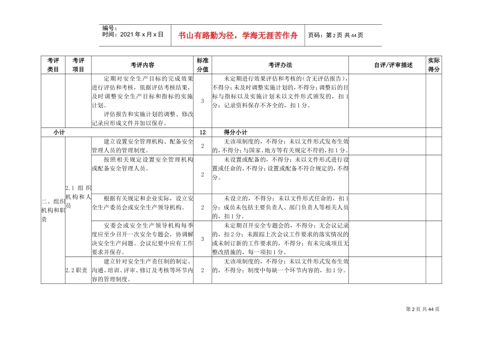 冶金企业安全生产标准化评定标准(烧结球团)(DOC40页)_第2页