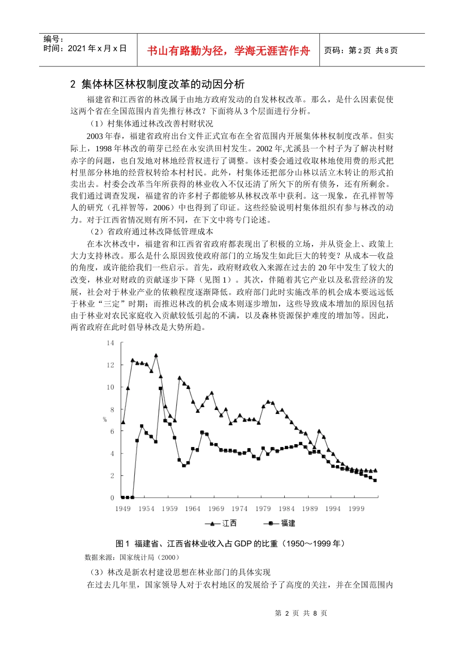 我国集体林区林权制度改革模式和绩效调查分析_第2页