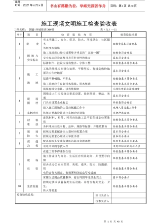 安全检查验收全套表格2