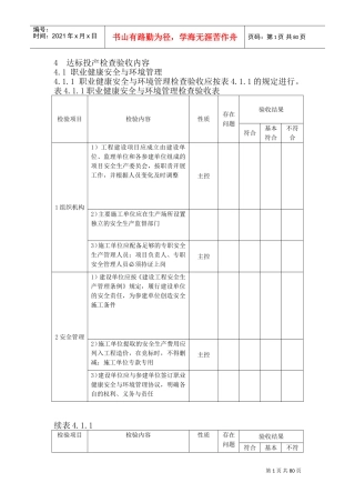 火电工程达标投产验收规程(查评表)(DOC84页)