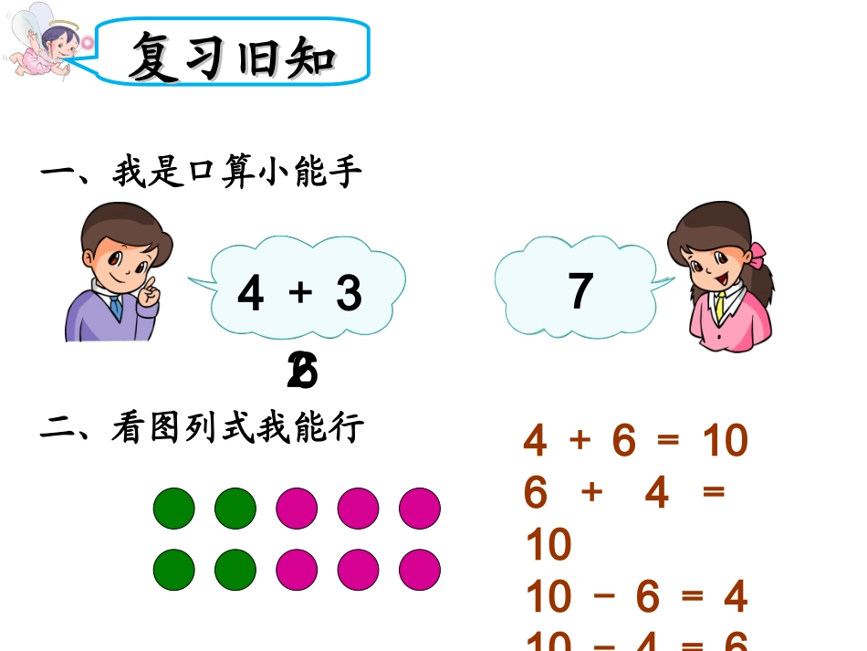 第6单元—10加几和相应的减法，十几加几和相应的减法（上课）_第2页
