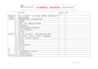 新目录竣工资料审查表