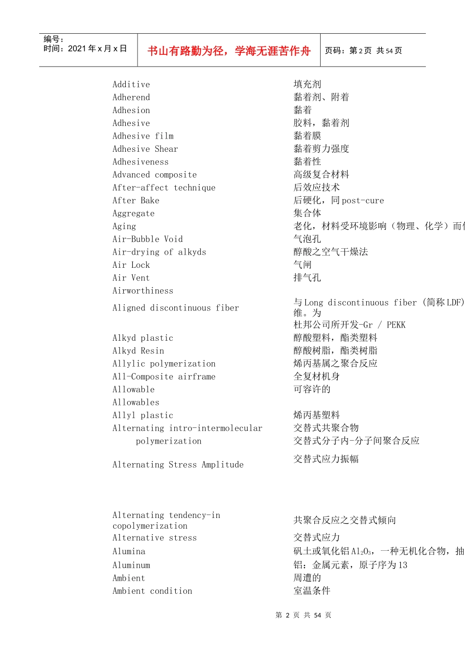 中英文工程术语对照表_第2页