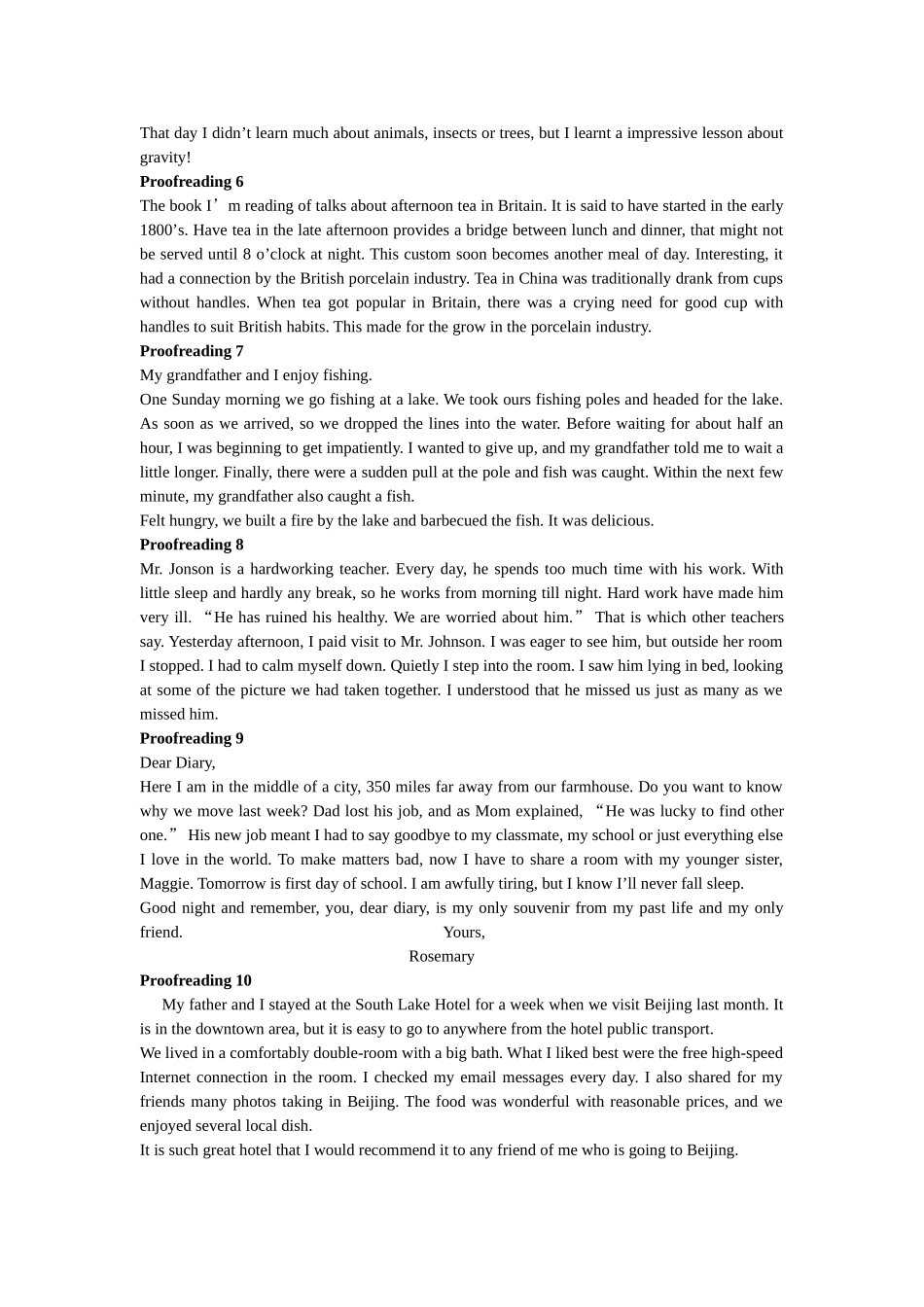 短文改错高考真题Proofreading50套纯题_第2页