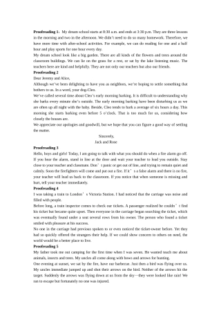 短文改错高考真题Proofreading50套纯题