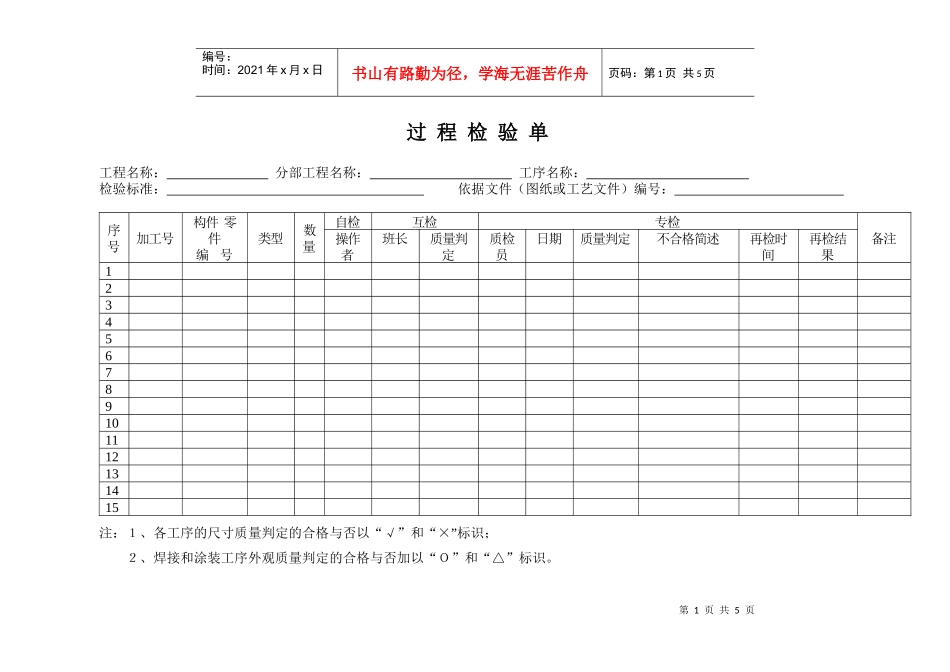 24-3钢结构施工管理规定表_第1页