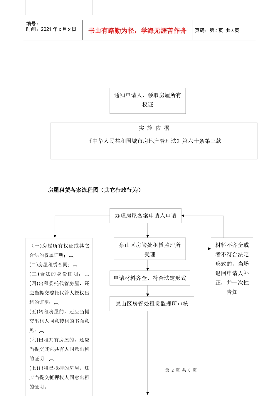 房屋转移登记、租赁流程图_第2页
