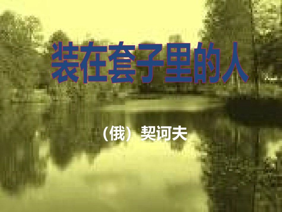 -装在套子里的人_第2页