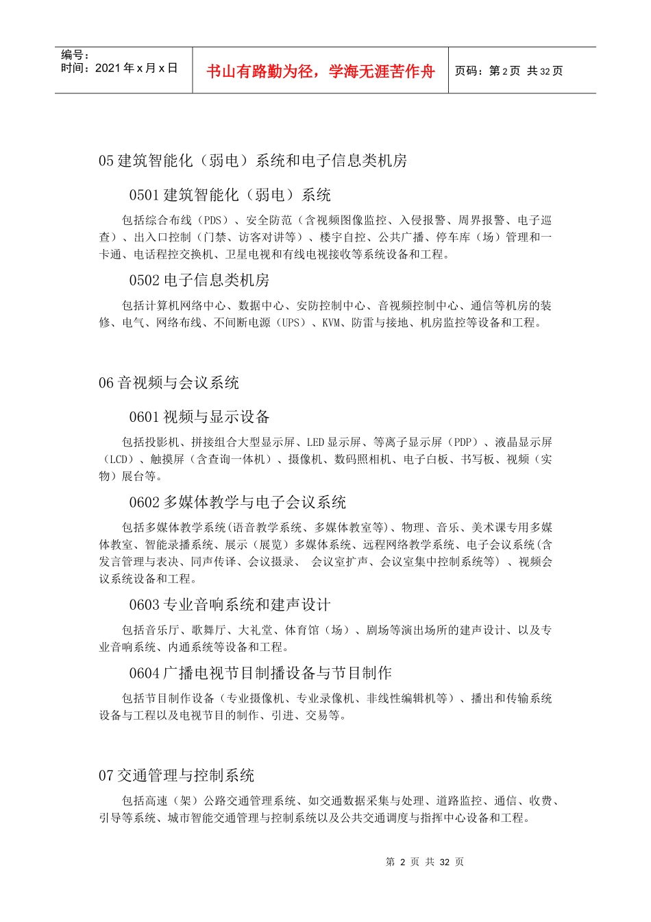 上海市政府采购评审专家专业分类表(DOC 31页)(1)_第2页