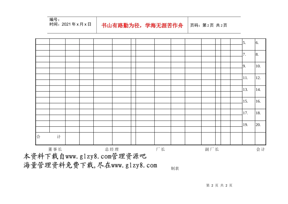 第三节工资表（二）_第2页
