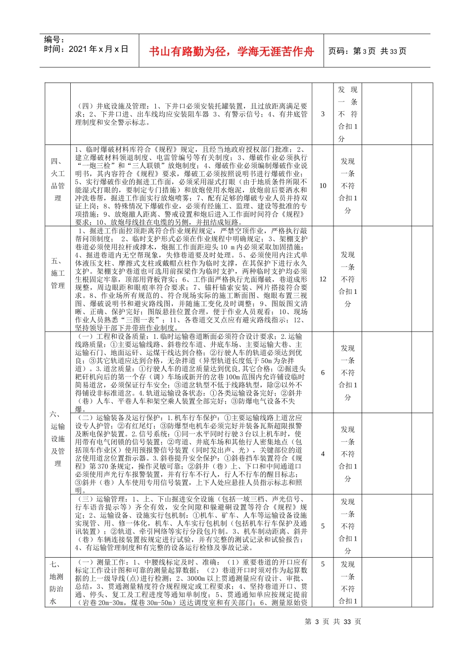 质量标准化评分标准_第3页