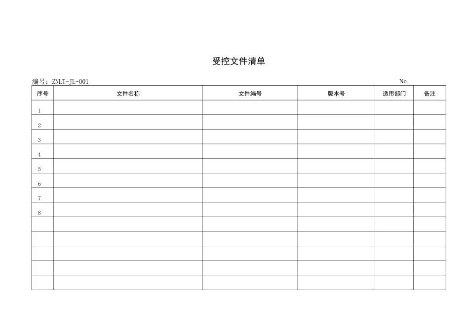 管理表格汇总--记录清单_第3页