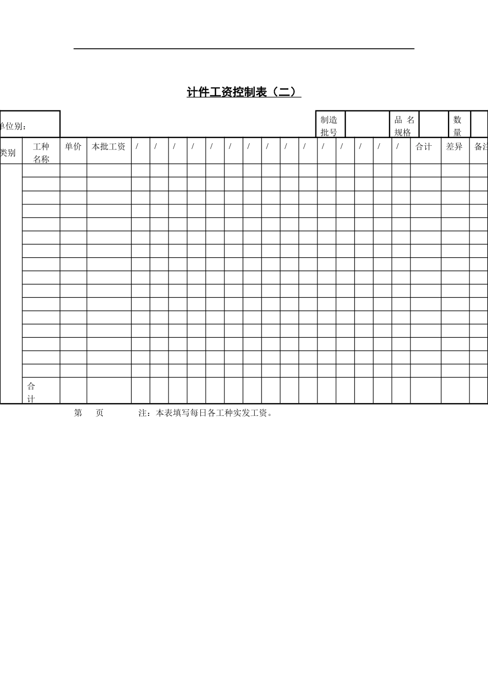 计件工资控制表2_第1页