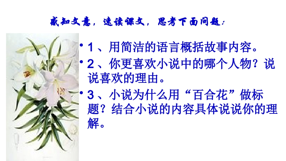 《百合花》刘老师_第3页