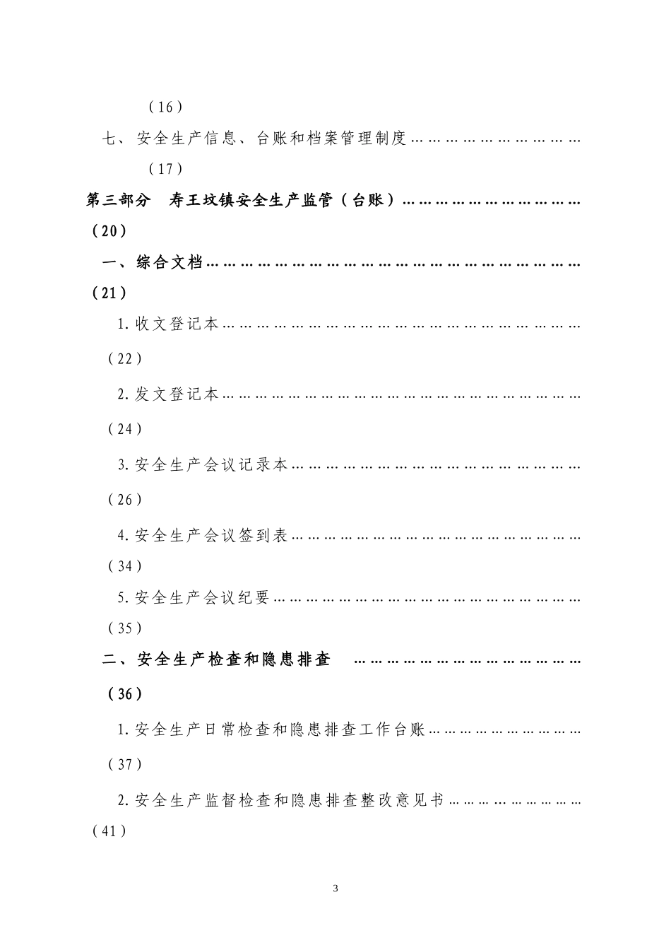 安全监管规范化建设资料(试行)_第3页