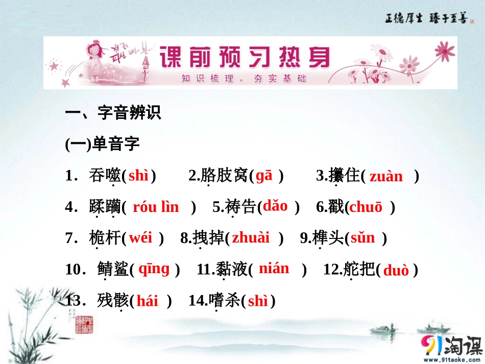 课件9：第3课老人与海_第2页