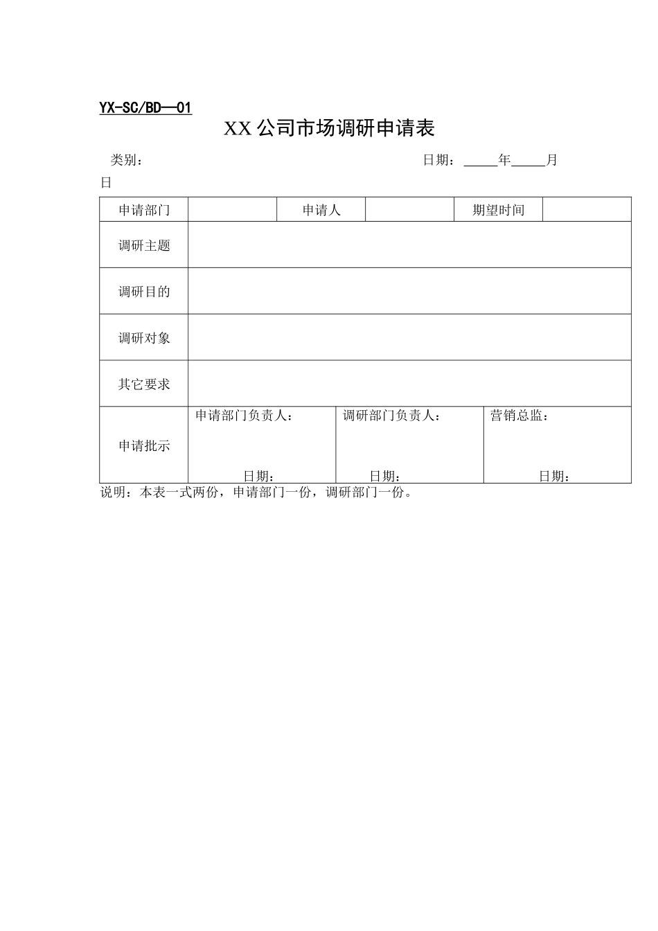 摩销市场部表格（DOC4页）_第1页
