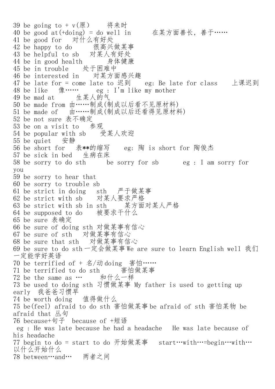 初中英语知识点总结A-Z_第2页