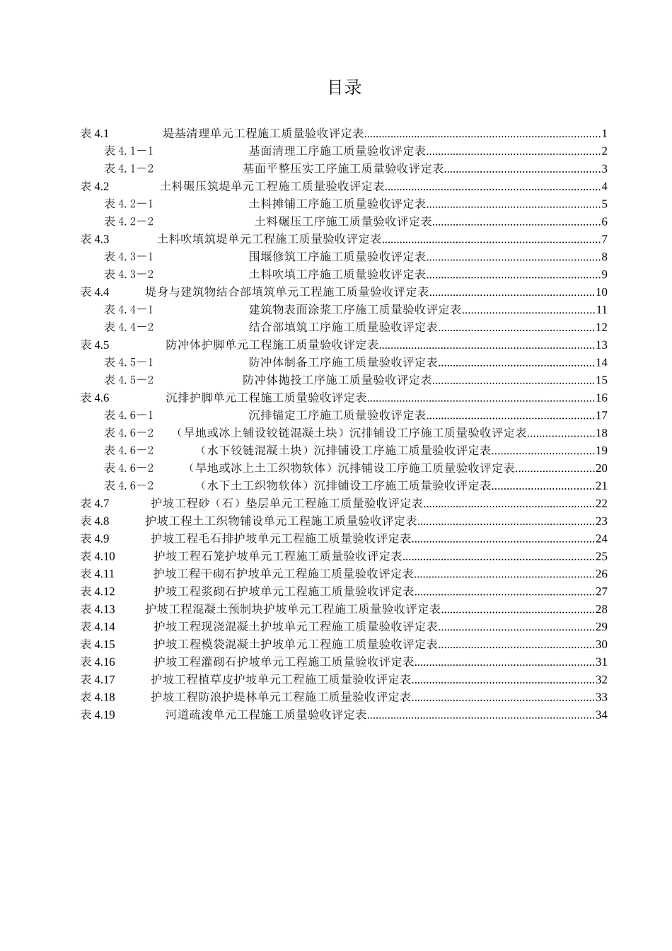 堤防工程单元工程验收评定表(4)_第3页