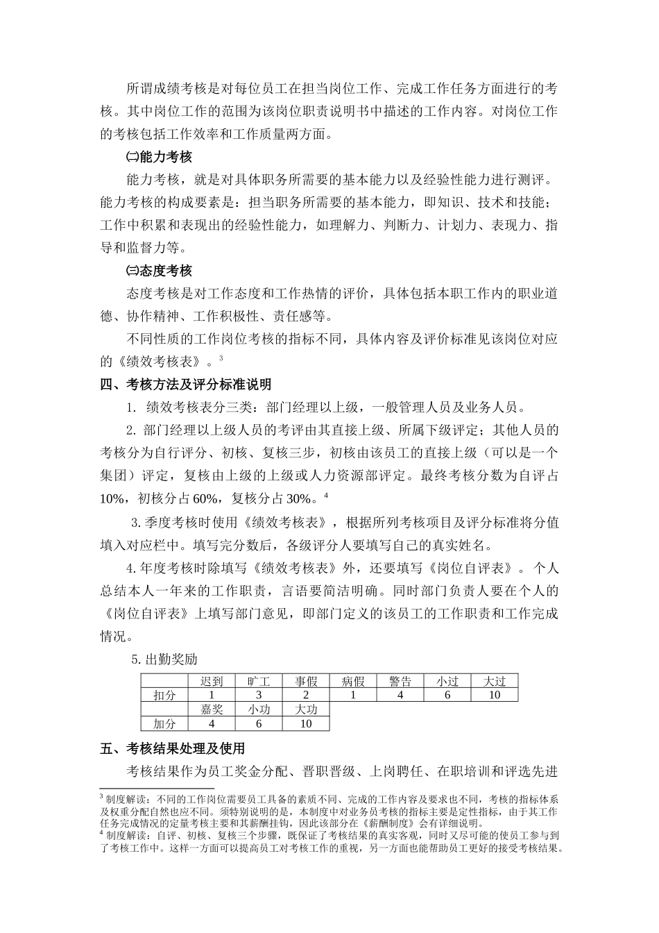 员工绩效考评制度_第2页