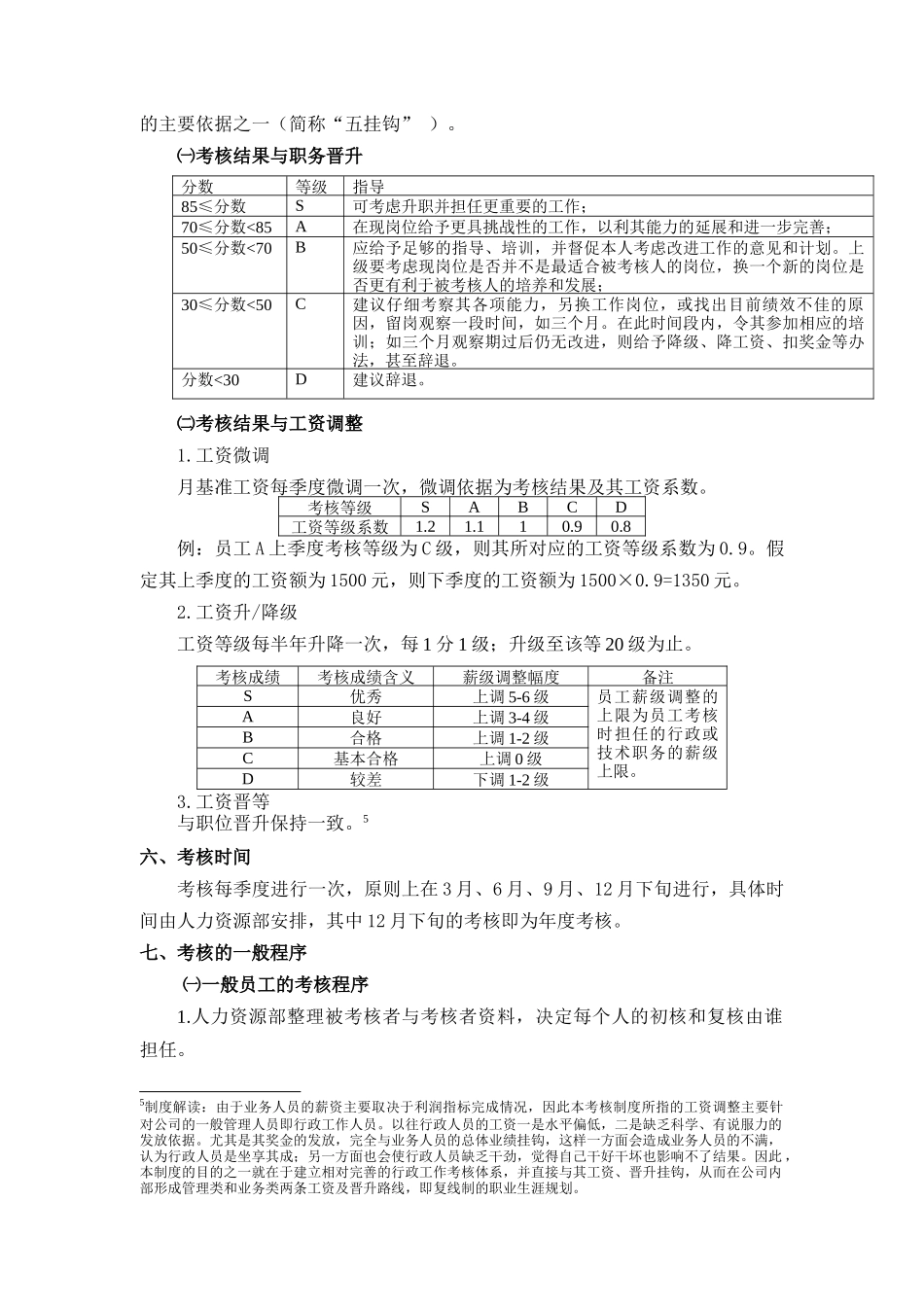 员工绩效考评制度_第3页