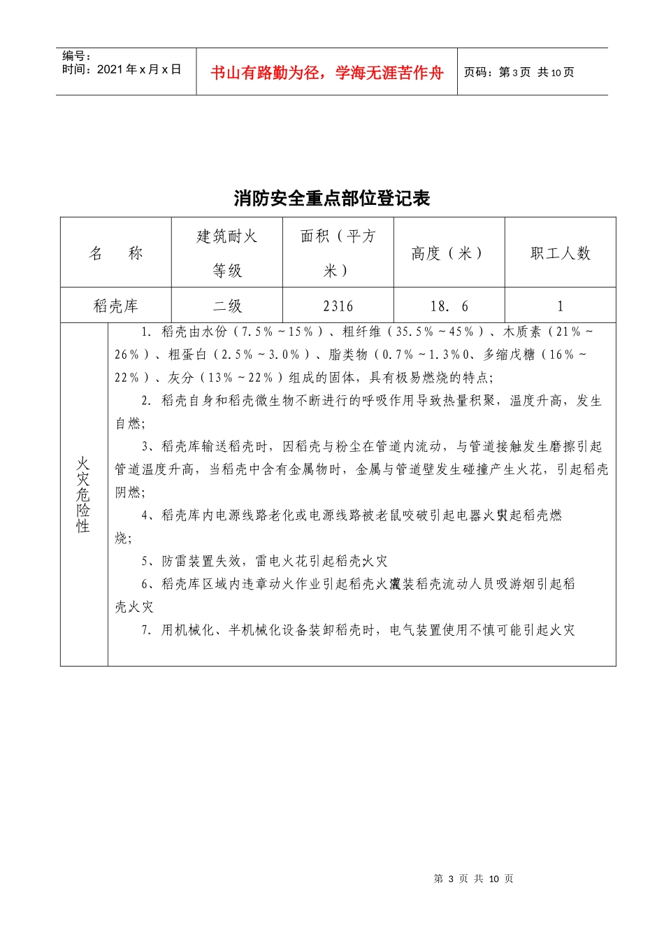 消防安全重点部位登记表_第3页