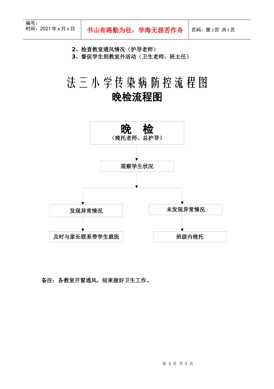 法三小学传染病防控流程图_第3页