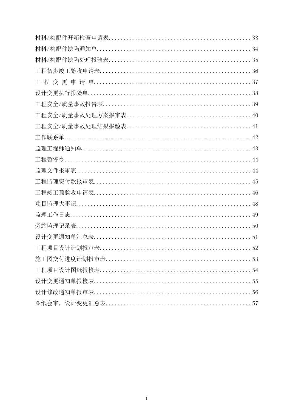 建筑施工资料专用表格(监理套表)_第2页