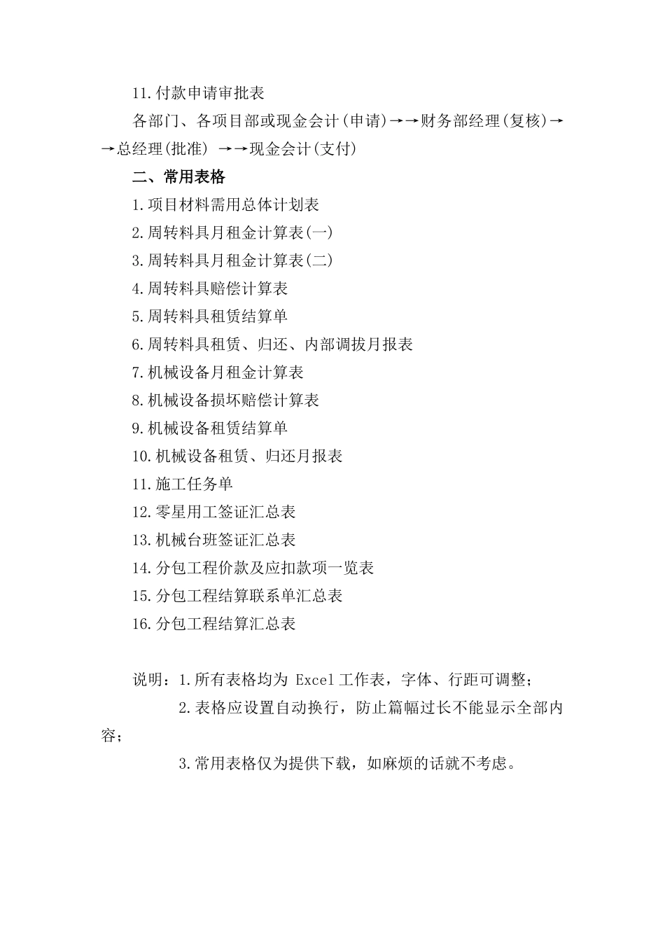 建筑公司各类实用表格--最新_第2页