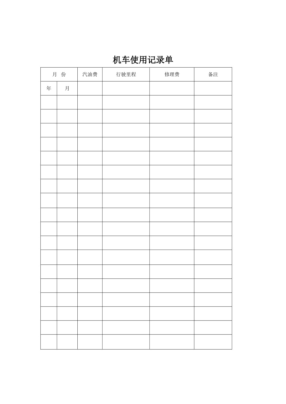 现代企业行政管理表格_第2页