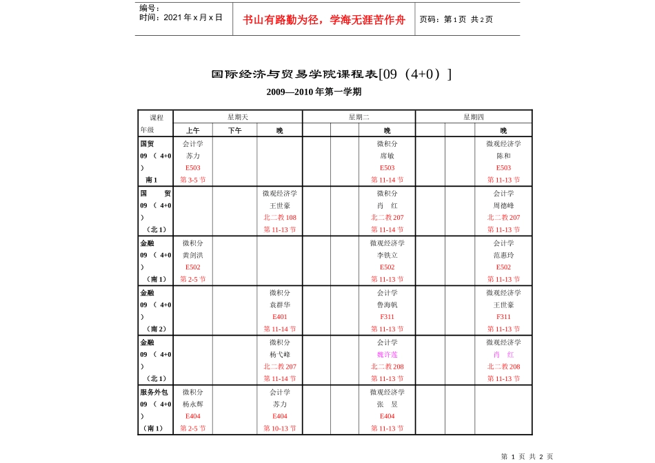 工商管理学院课程总表_第1页
