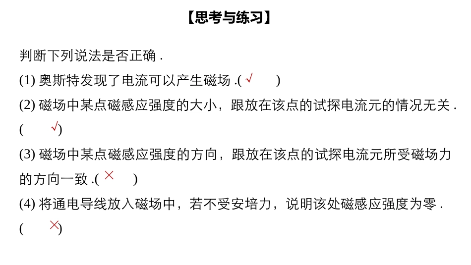 第三章磁场【复习课件】-2020-2021学年高二物理单元复习一遍过（人教版选修3-1）_第3页
