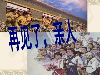 《再见了，亲人》课件