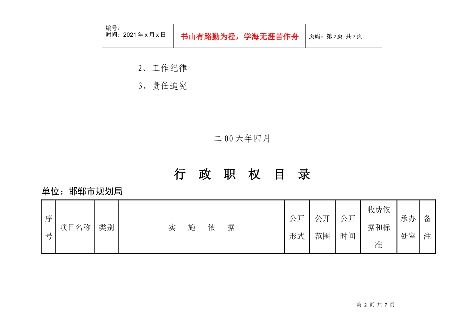 清理行政许可登记表（1）_第2页