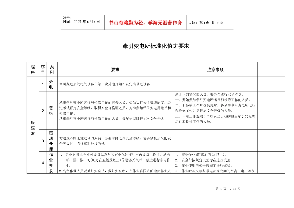 牵引变电所理标准化运行_第1页