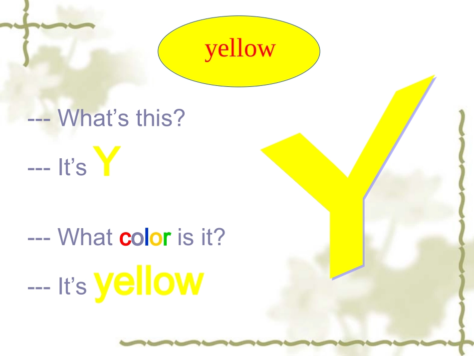 人教七上StarterUnit3Whatcolorisit？（共72张PPT）_第3页