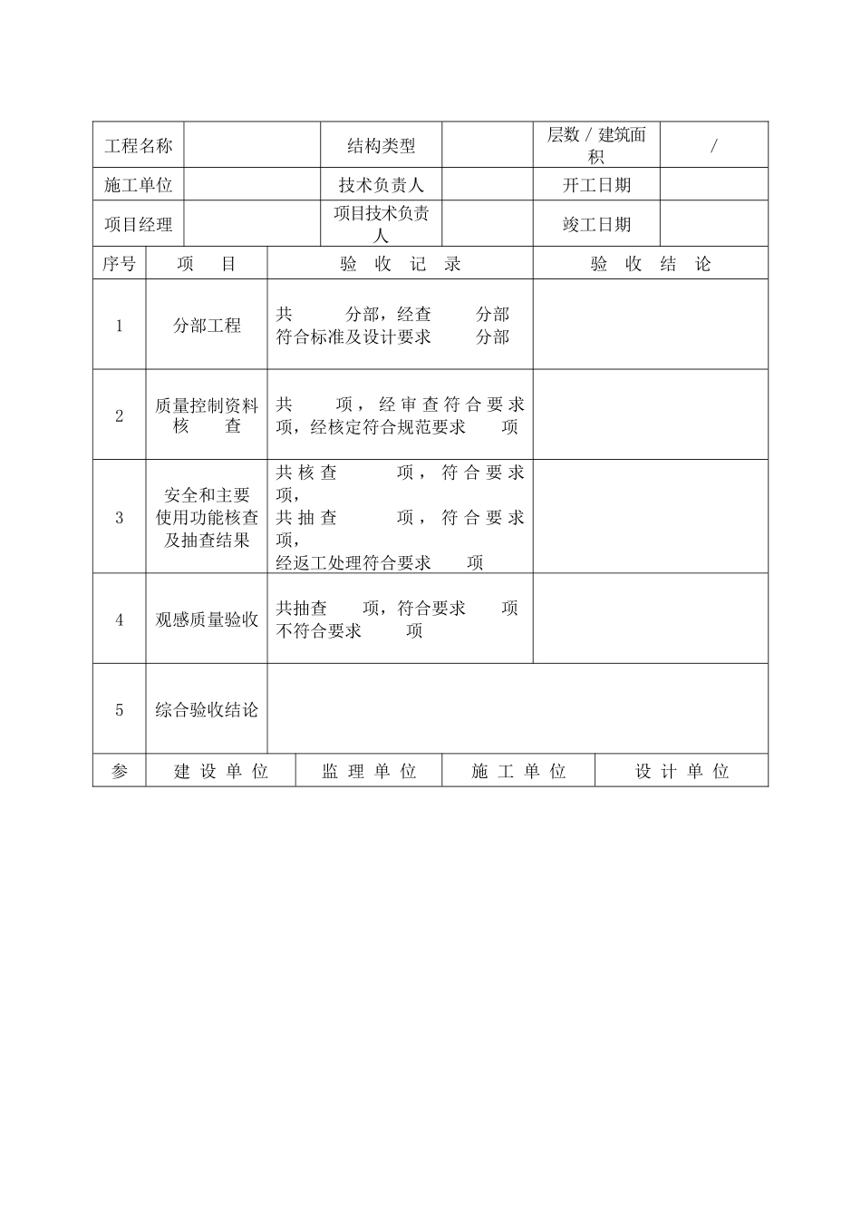 装饰装修资料表格模板大全(doc 77页)_第2页