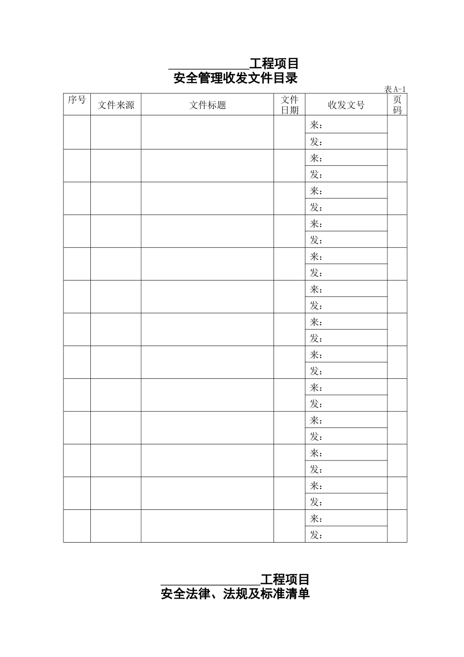 安全管理用表(标准化)_第2页