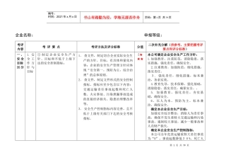 【危险货物】标准化考评实施细则