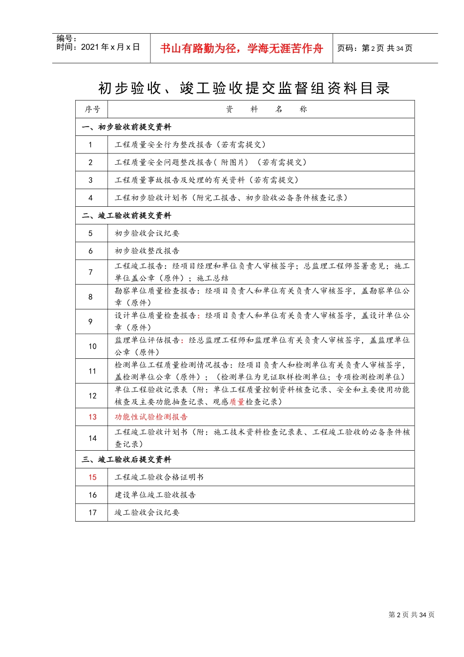3、初步验收、竣工验收表格(DOC30页)_第2页