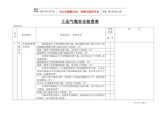 设备设施安全检查表大全(DOC141页)