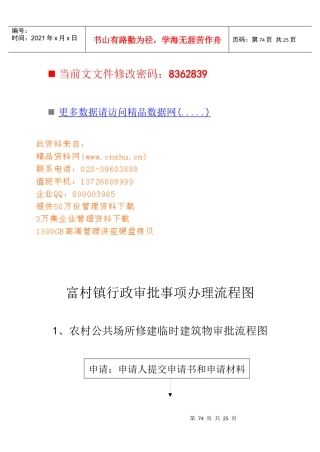 行政审批事项办理流程图