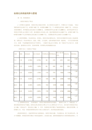 标准化肉鸡场饲养与管理